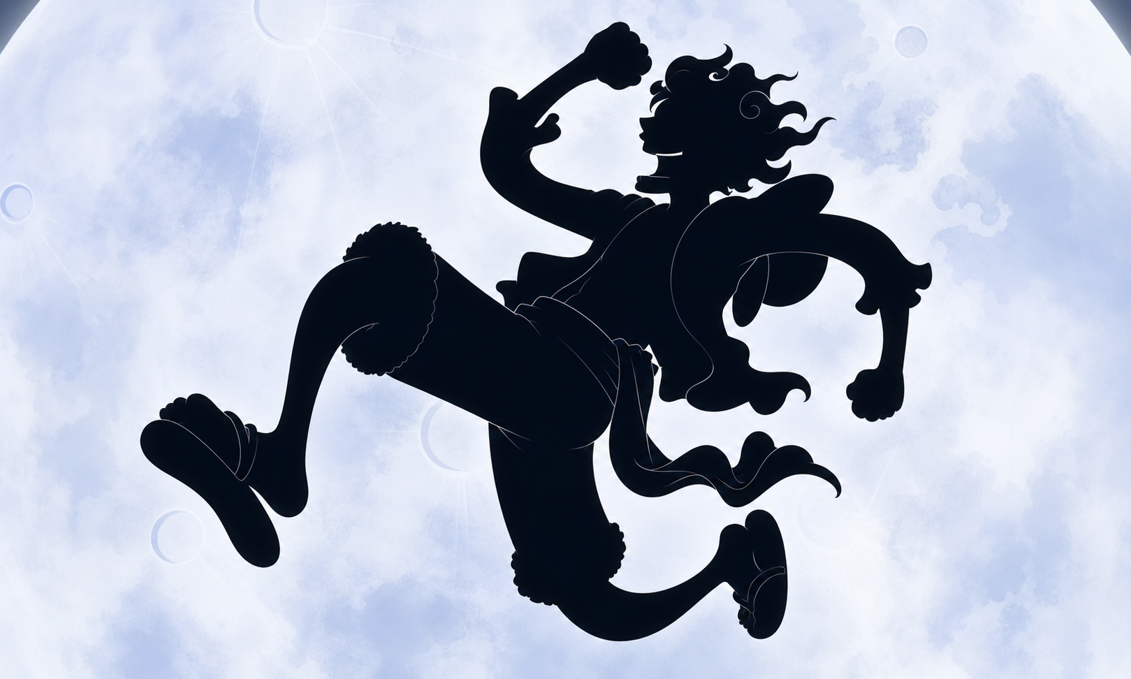 Anime figure silhouette preview
